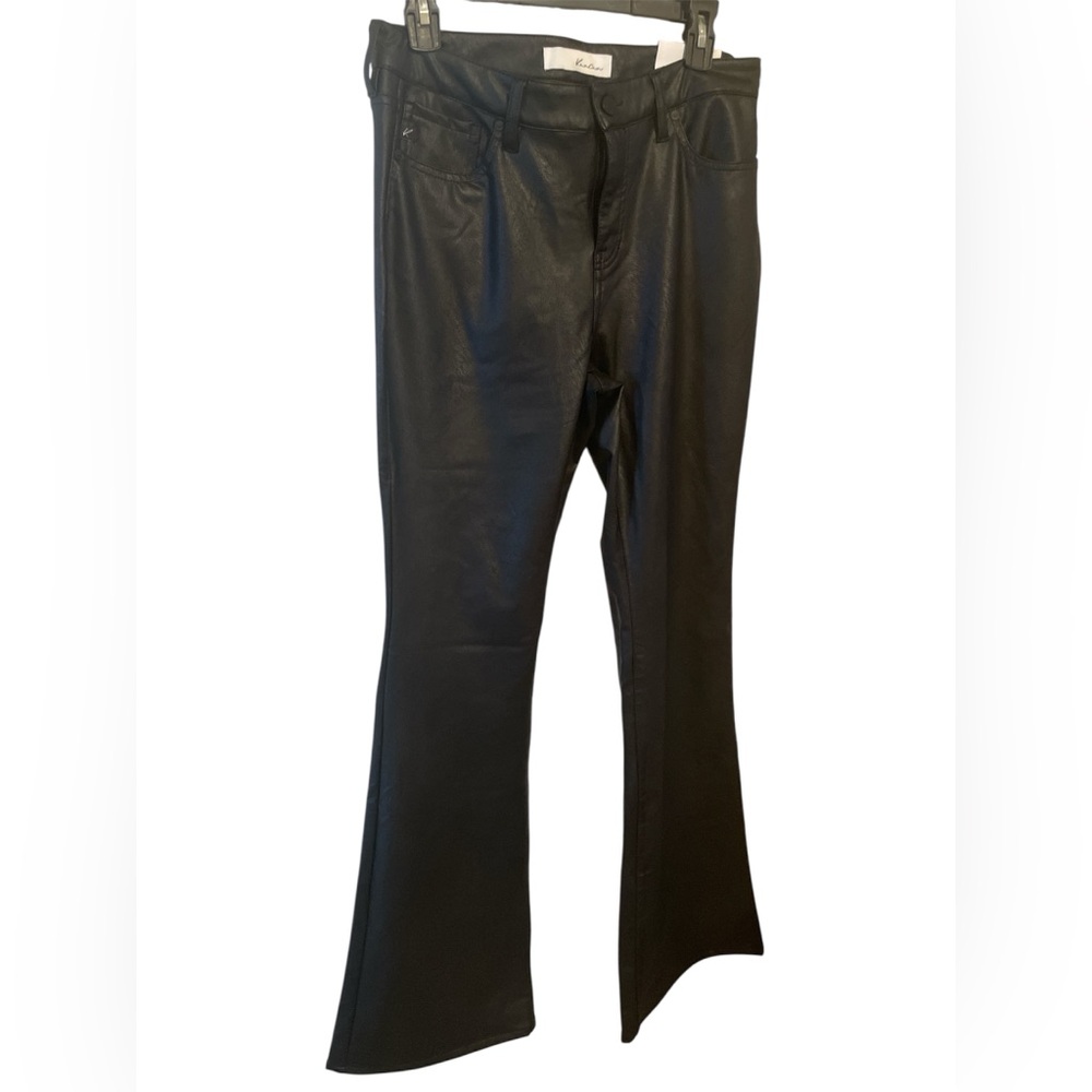 NWT KanCan Joan High Rise Faux Leather Bootcut Pants - Picture 6 of 10
